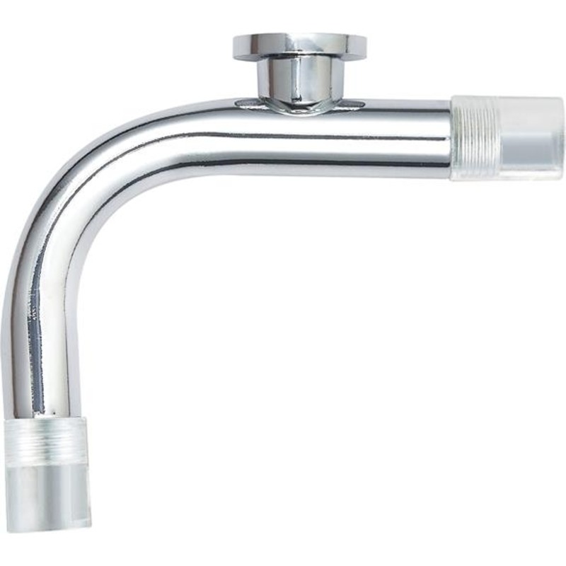 Halo Design svanhals f&ouml;r tygsladd, krom