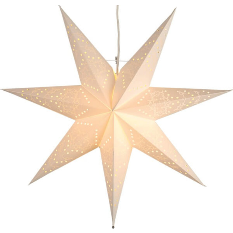Star Trading Sensy adventsstjärna med ljus, 100 cm, vit