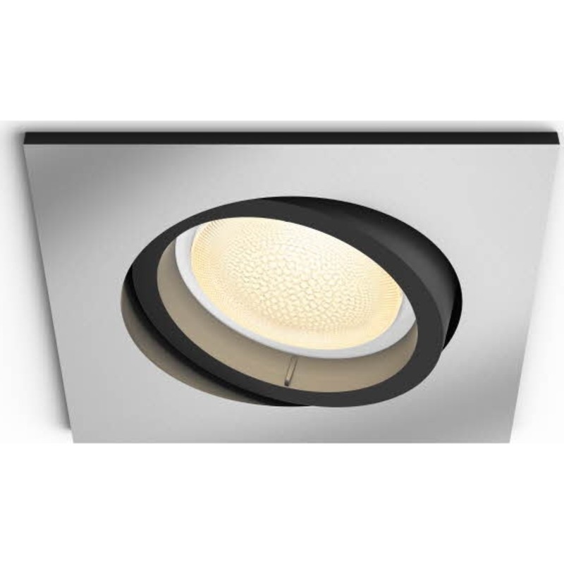 Philips Hue Centura downlight, firkantet, aluminium