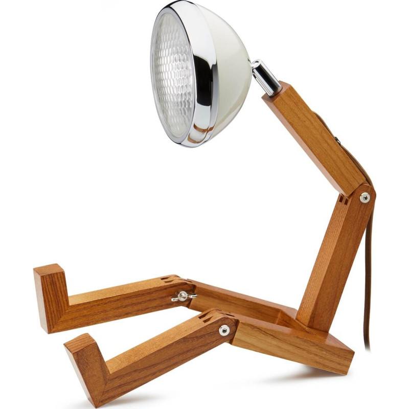 Mini Mr Wattson bordslampa, vit