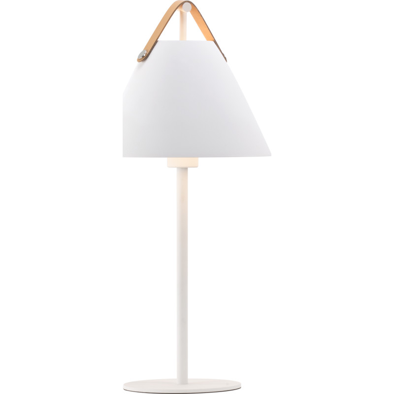 Strap bordlampe White - DFTP DFTP by Nordlux - Stue - Skandinavisk - Metal - Med skærm