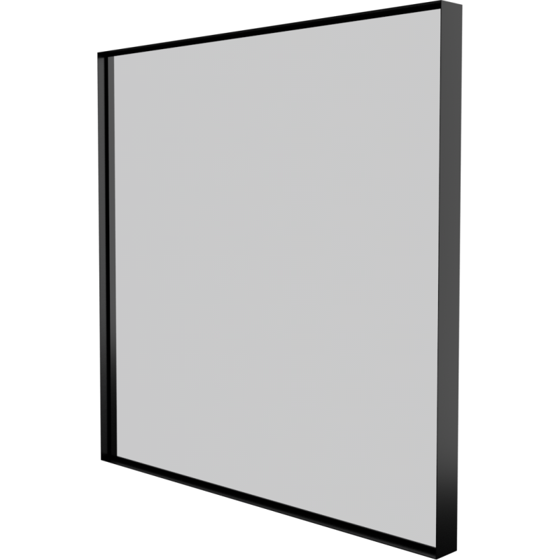 Sanibell Basicline spegel, 60x60 cm, matt svart