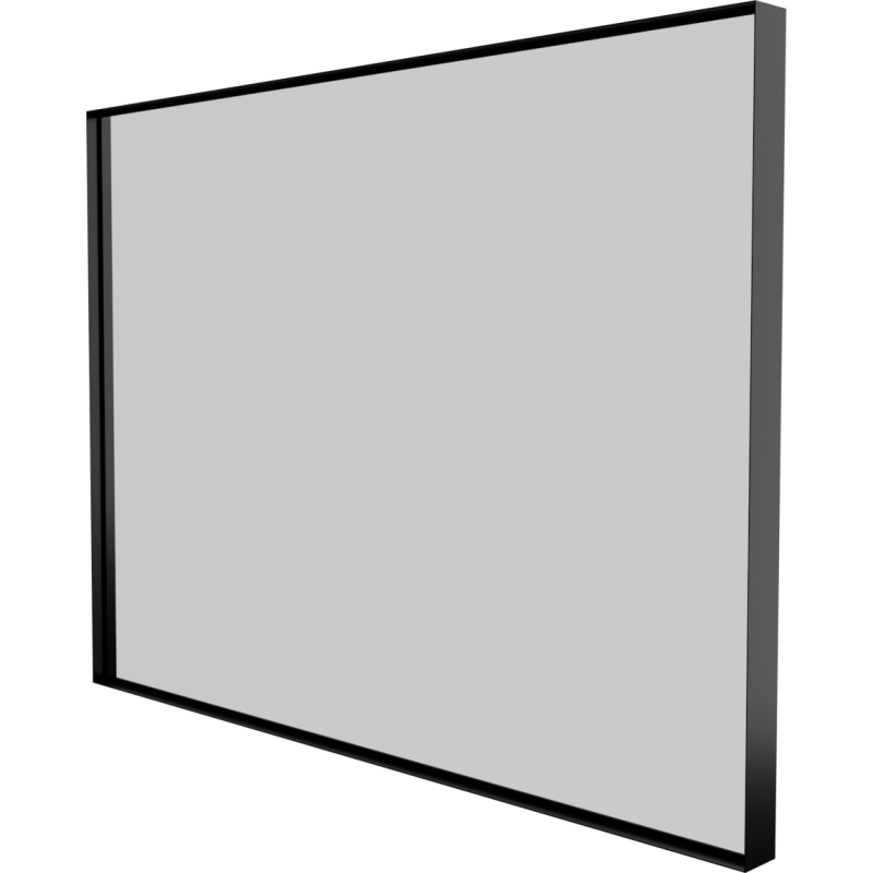 Sanibell Basicline spegel, 80x60 cm, matt svart