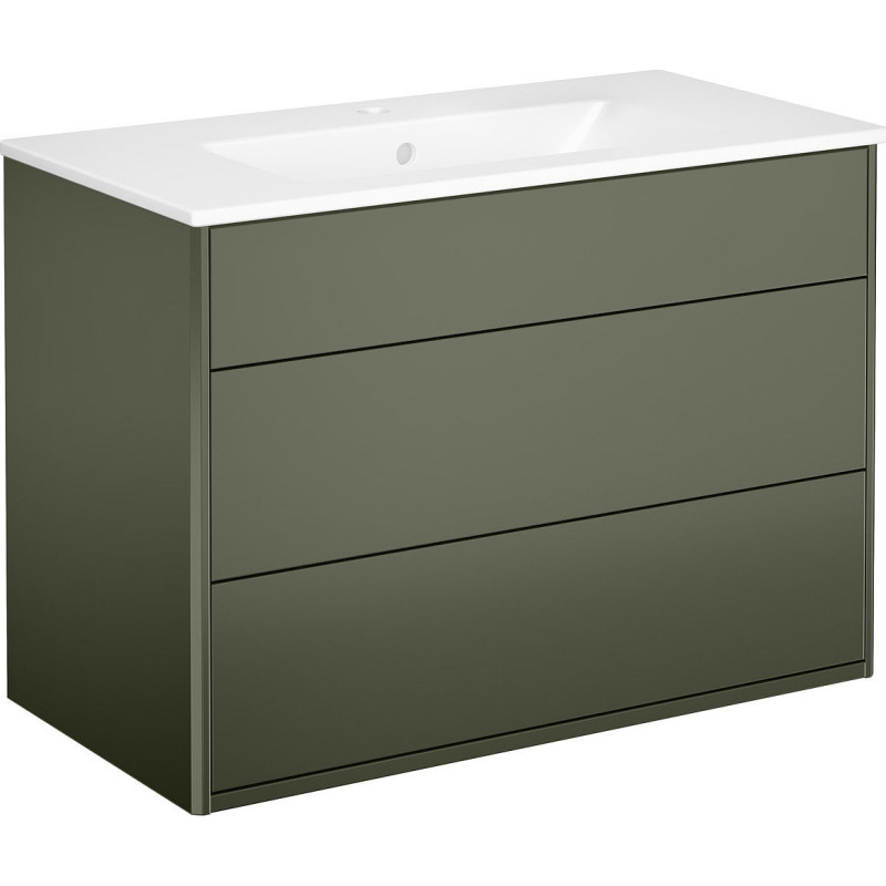 Gustavsberg Graphic möbelpaket, 80x41 cm, grön