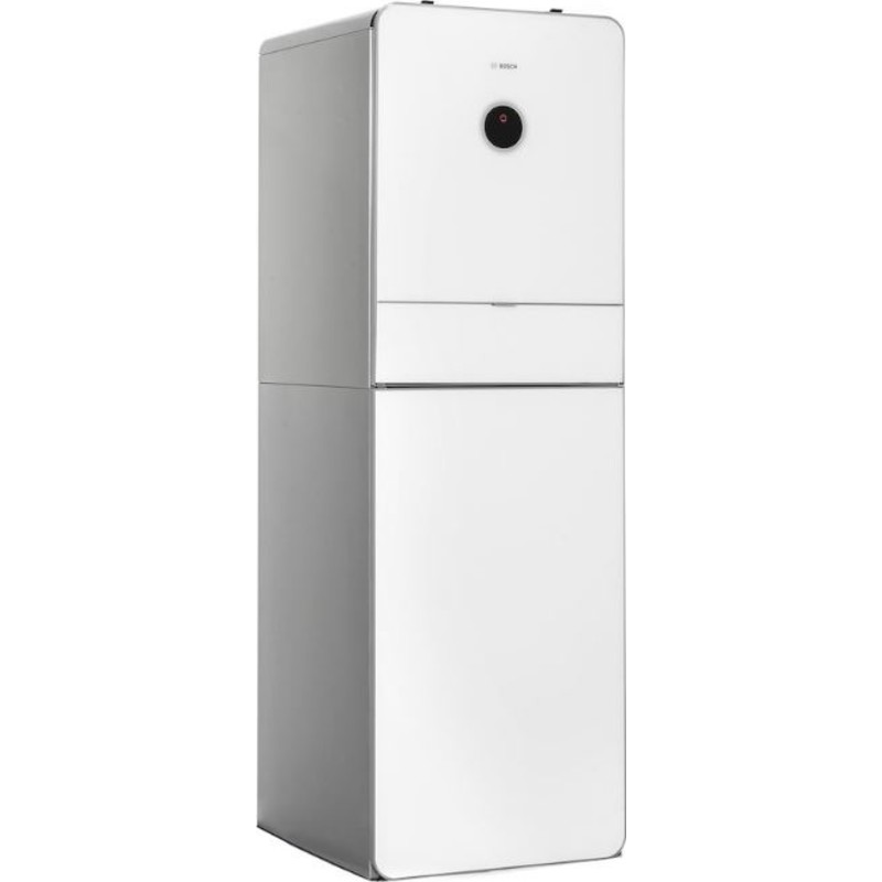 Bosch Compress 7000i AWM 17 luft/vand varmepumpe, indedel. 183,8 L, 13-17 kW. Alt-i-et indemodul. Hvid