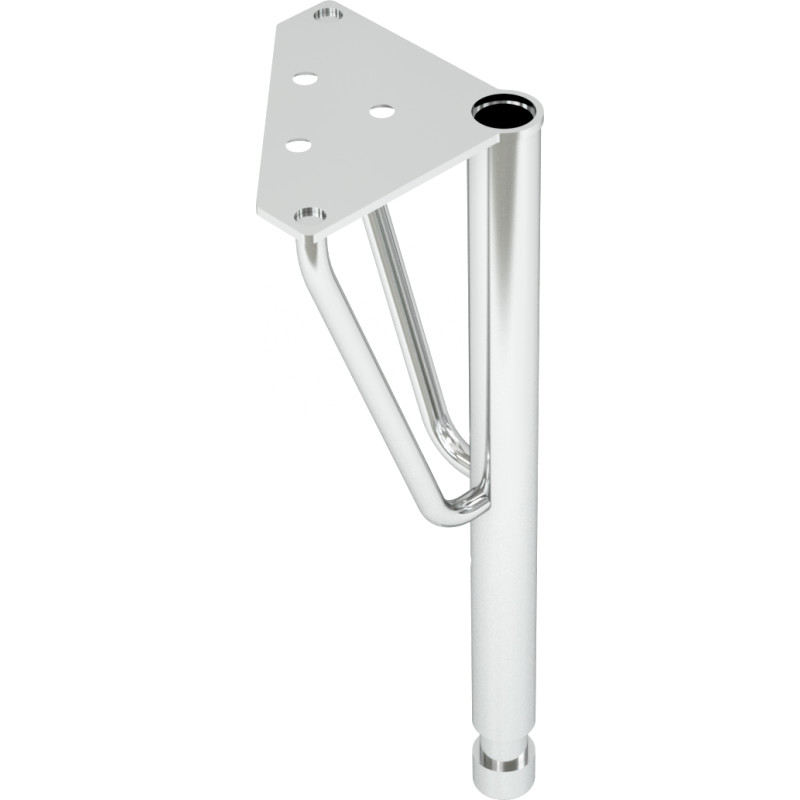 Dansani Luna Vintage støtteben, 18-22 cm, krom