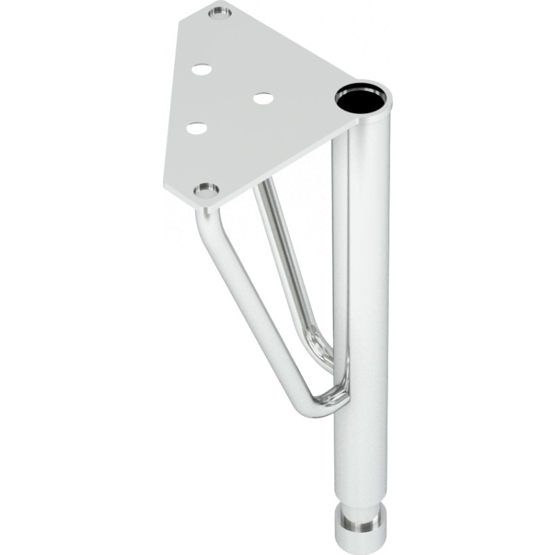 Dansani Luna Vintage støtteben, 15-19 cm, krom