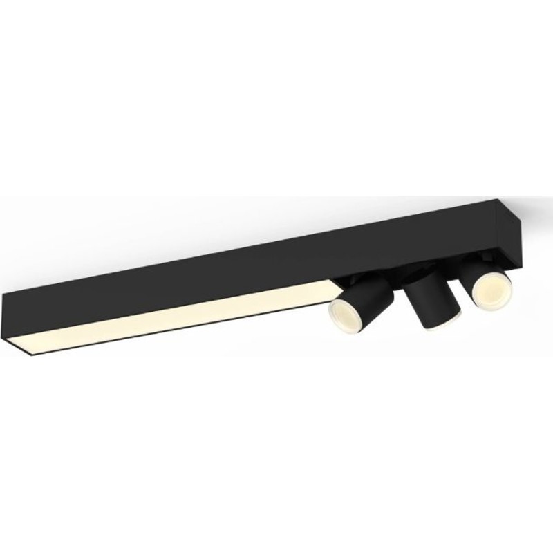 Philips Hue Centris White and Color Ambiance Aflang Loftlampe Sort 80 cm med 3 Spots