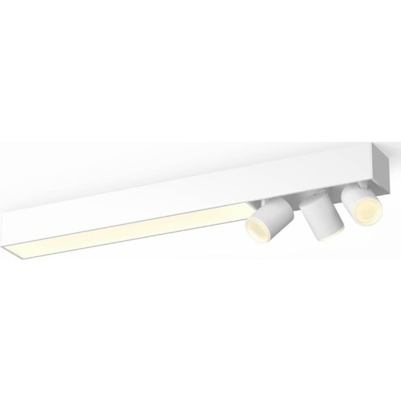 Philips Hue Centris White and Color Ambiance Aflang Loftlampe Hvid 80 cm med 3 Spots