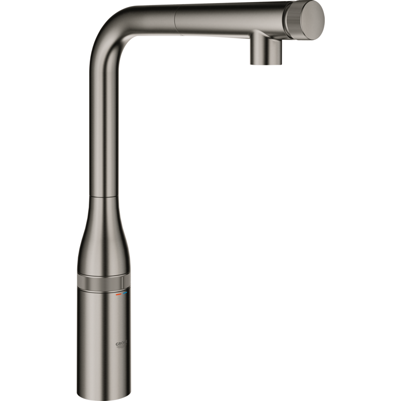 Grohe Essence Smartcontrol k&ouml;ksblandare, borstad svart krom