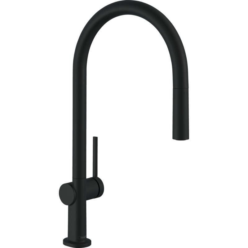 Hansgrohe Talis M54 210 kkkenarmatur, udtrk, C-tud, 1-grebs, Sort (mat), mat sort