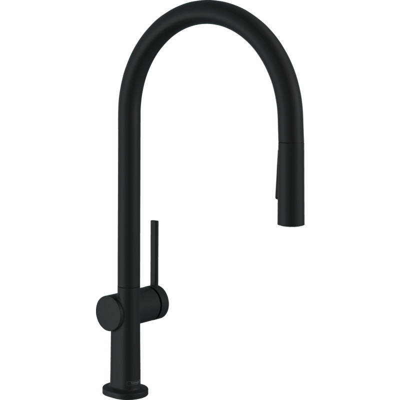 Hansgrohe Talis M54 k&ouml;ksblandare, utdragbar pip, matt svart