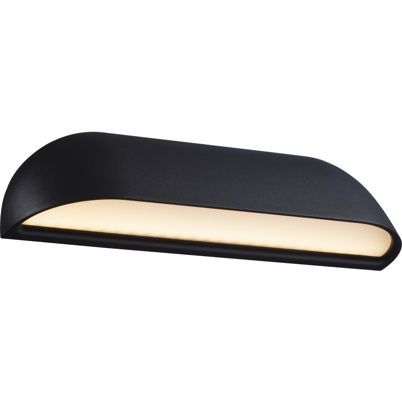 Nordlux Front 26 v&auml;gglampa utomhus, svart, 26 cm