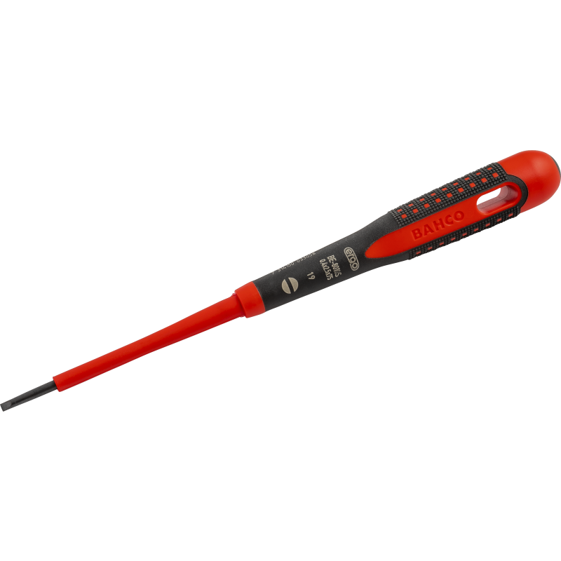 Bahco ergo ligekærv skruetrækker - 2,5X75mm - 1000 Volt