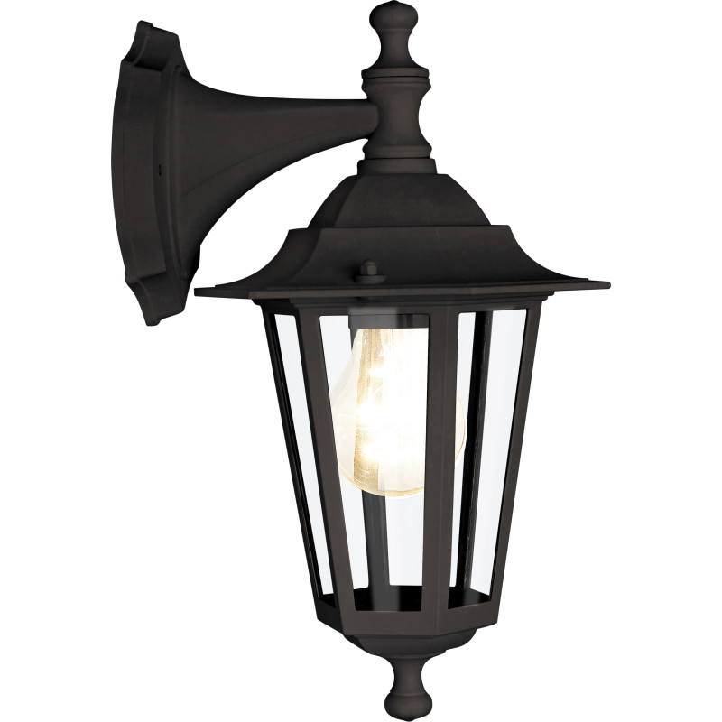 Eglo Laterna 4 vägglampa utomhus, nedåt