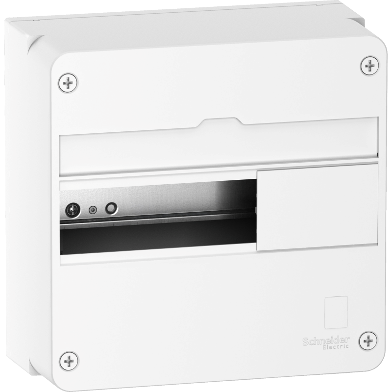 Schneider Electric Afdækning vægmonteret gruppetavle resi9 cx tavle 1 række 13 moduler hvid ral9003 uden dør