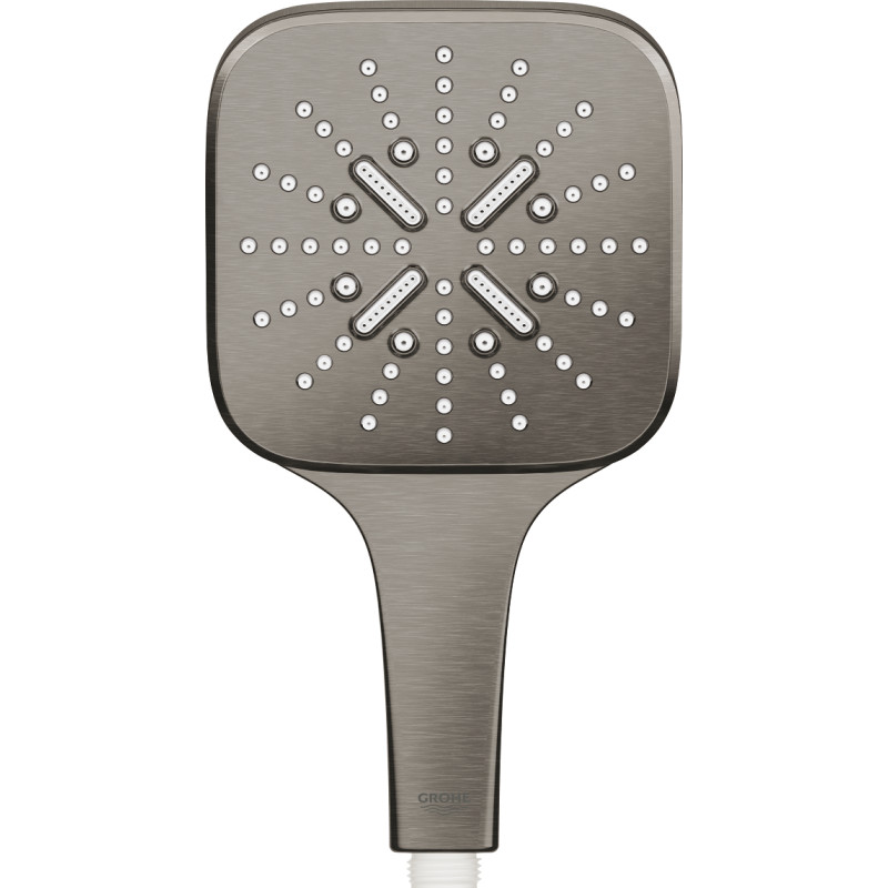 Grohe Rainshower SmartActive Cube Håndbruser 130mm, 3 sprays, 9,5 l/min, børstet hard graphite