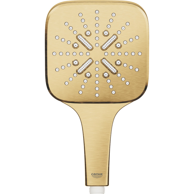 Grohe Rainshower SmartActive Cube Håndbruser 130mm, 3 sprays, 9,5 l/min, Børstet Cool Sunrise