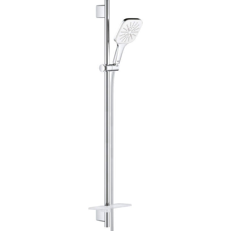 Grohe Rainshower SmartActive 130 Cube duschset, krom/vit