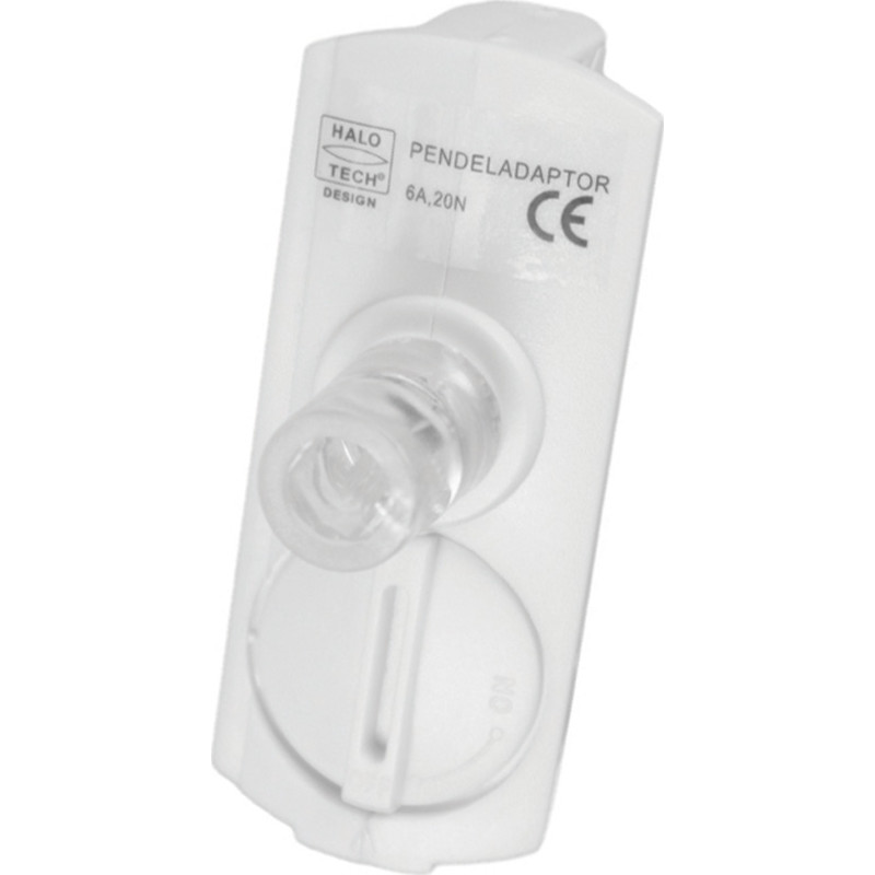 Halo Design Track 1F pendellampaadapter, vit