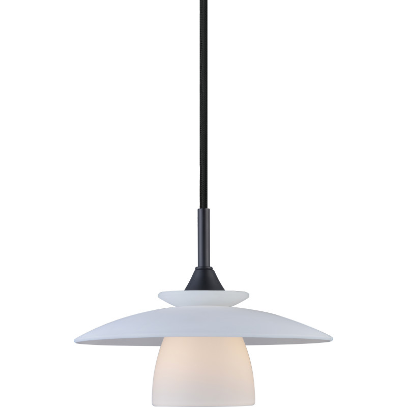 SCANDIC hængelampe, opalglas, Ø 20 cm, G9 – Halo Design - Stue - Med én lyskilde