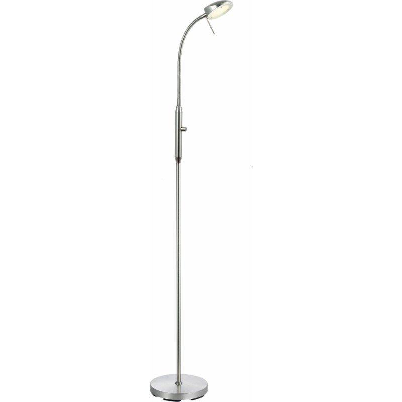 Halo Design Vegas golvlampa, borstad st&aring;l