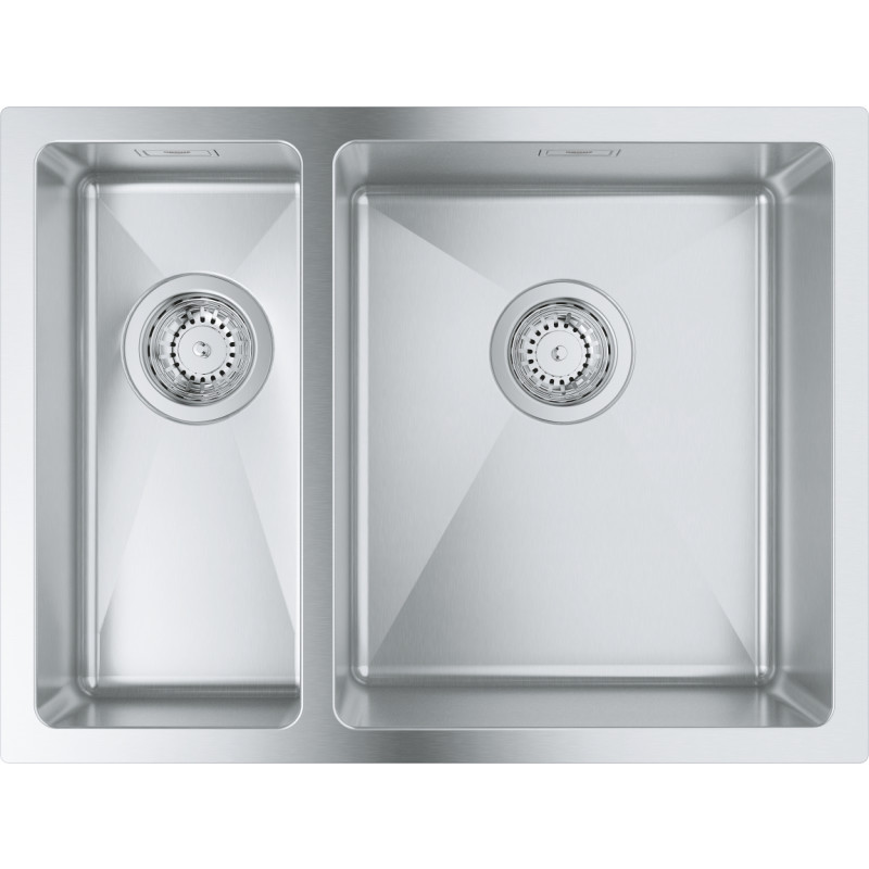 GROHE K700U rustfri stålvask 60 58,5/44 1.5 HS satin