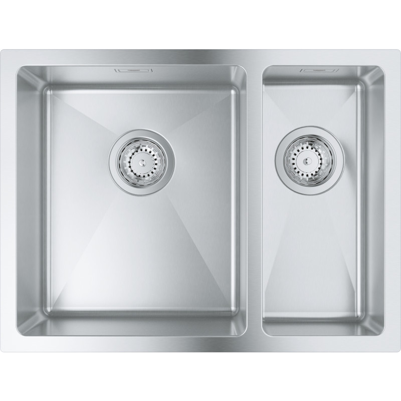 GROHE K700U rustfri stålvask 60 58,5/44 1.5 VS satin