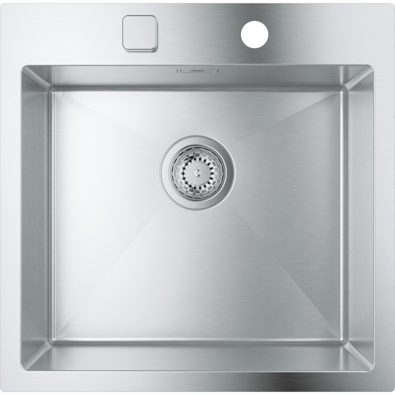 GROHE K800, Rustfri stålvask, nedfældet/planlimet, 518x510mm