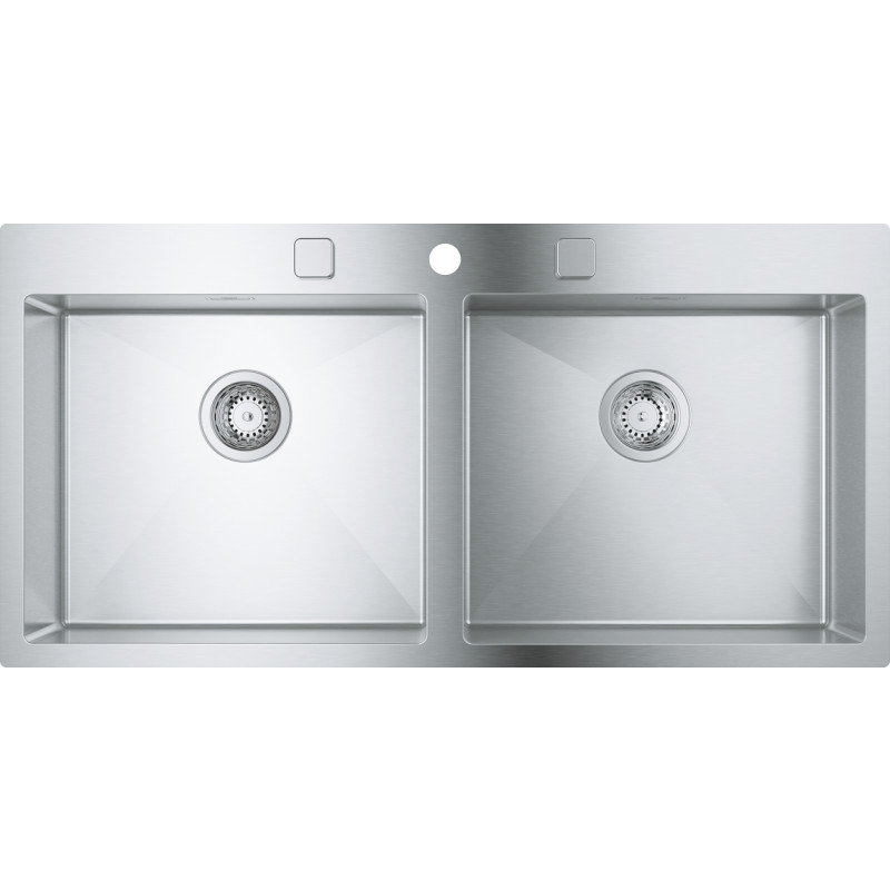 Grohe K800 diskb&auml;nk, 102,4x51 cm, rostfritt st&aring;l