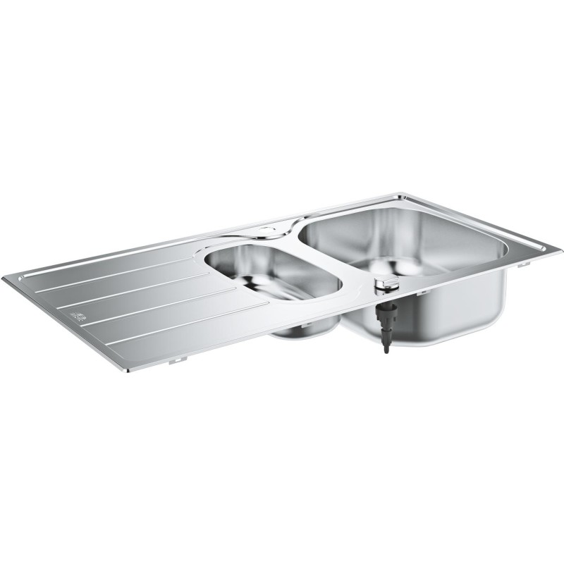 Grohe K200 diskb&auml;nk, 96,5x50 cm, rostfritt st&aring;l