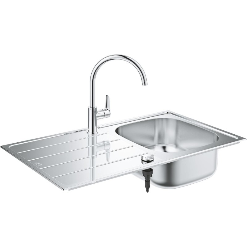 Grohe K200 køkkenvask inkl. køkkenarmatur, 86x50 cm, rustfrit stål