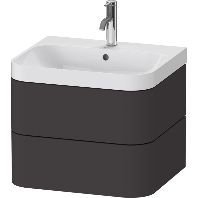 Duravit Happy D.2 möbelpaket, 57,5x49 cm, grafit