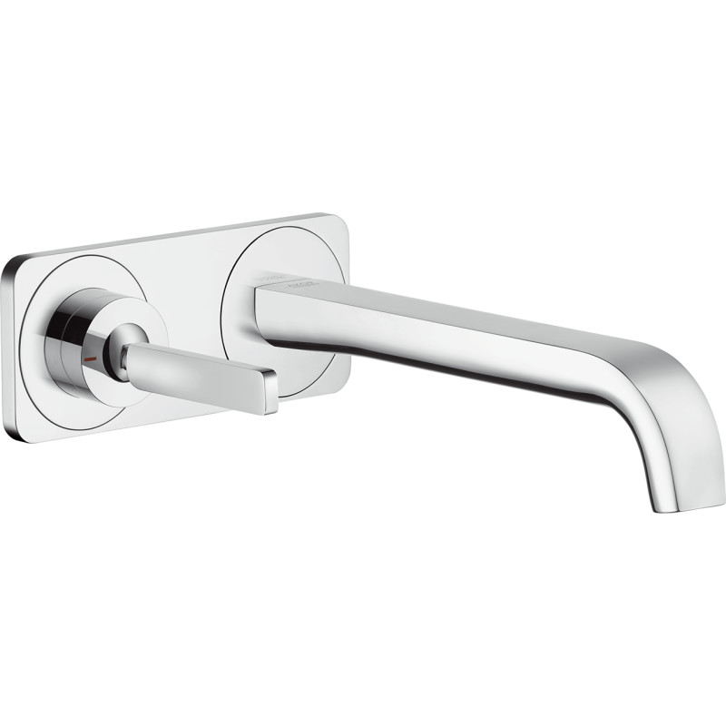 hansgrohe AXOR Citterio E Håndvaskarmatur til væg med plade 220 mm