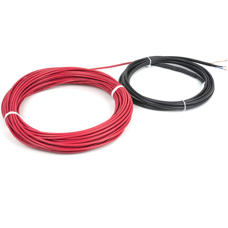Devi Flex DTIR-10 el gulvvarmekabel på 20 meter - 200 watt (2,0 m²) til nedstøbning og lav byggehøjde