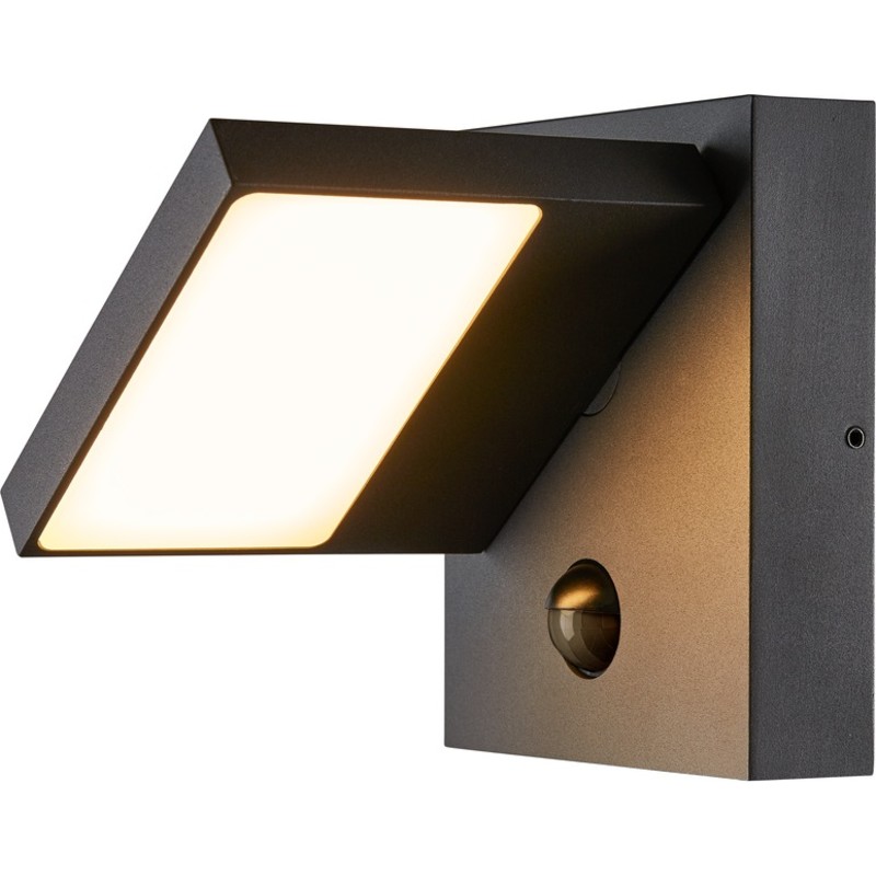 Abridor LED-væglampe, antracit, bredde 14 cm, sensor – SLV - Moderne - Aluminium - Med én lyskilde