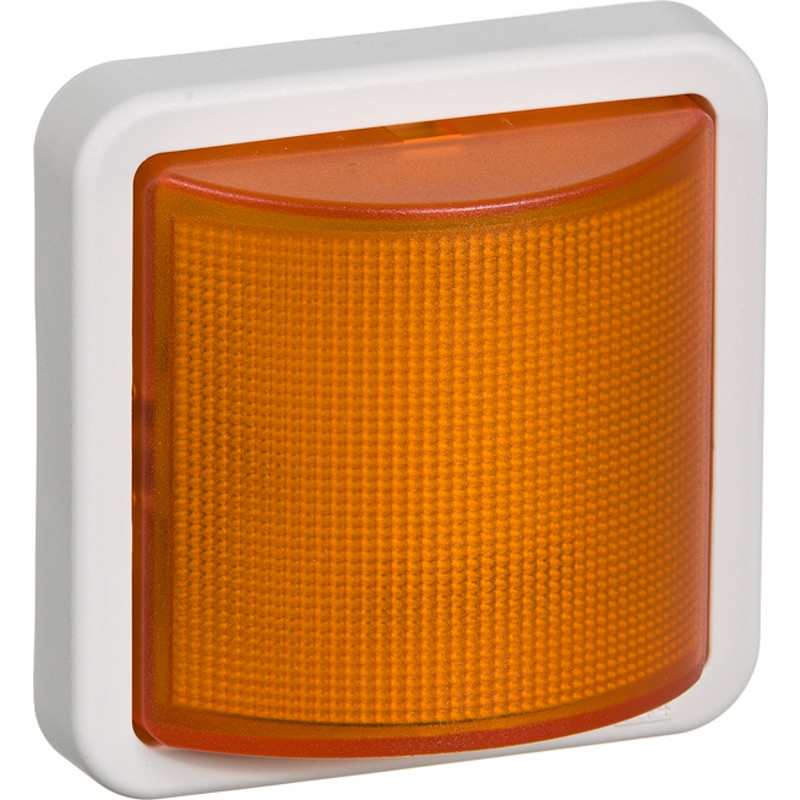 LK OPUS 74 signallampe LED 230V konstant/blink 1 modul, gul
