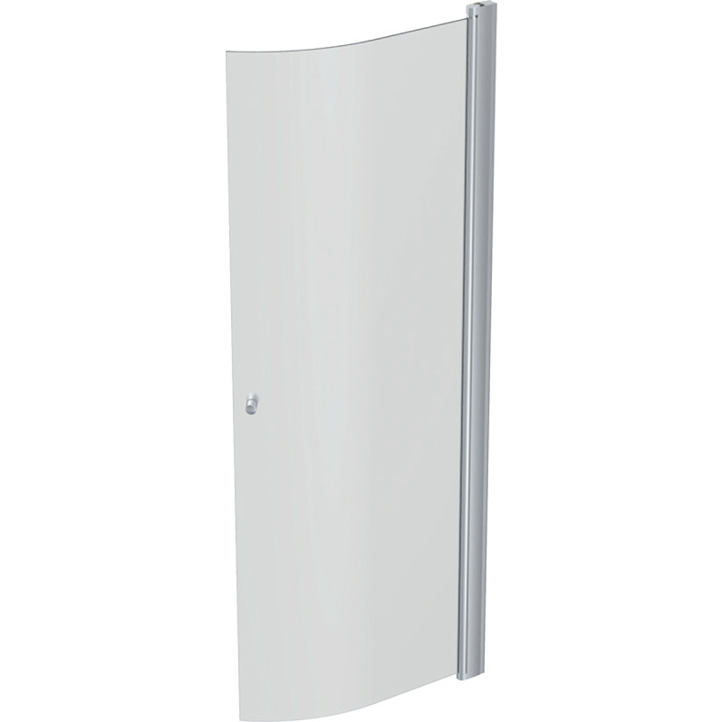 Contura Shower Space duschdörr, 72,3 cm, klart glas, vit profil