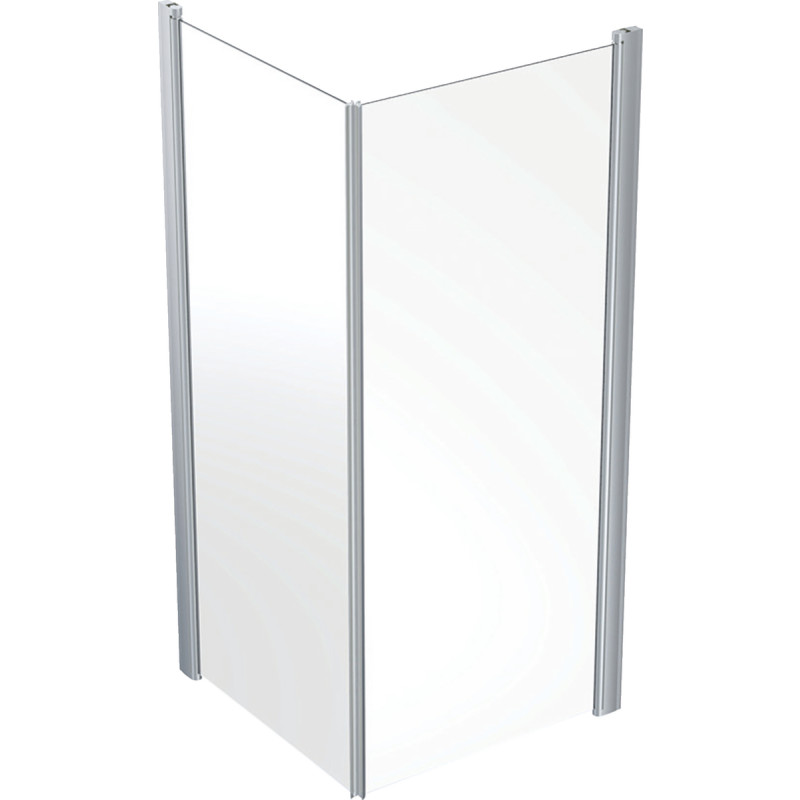 Contura Shower Space duschv&auml;gg, 79x79 cm, klart glas, aluminiumprofil