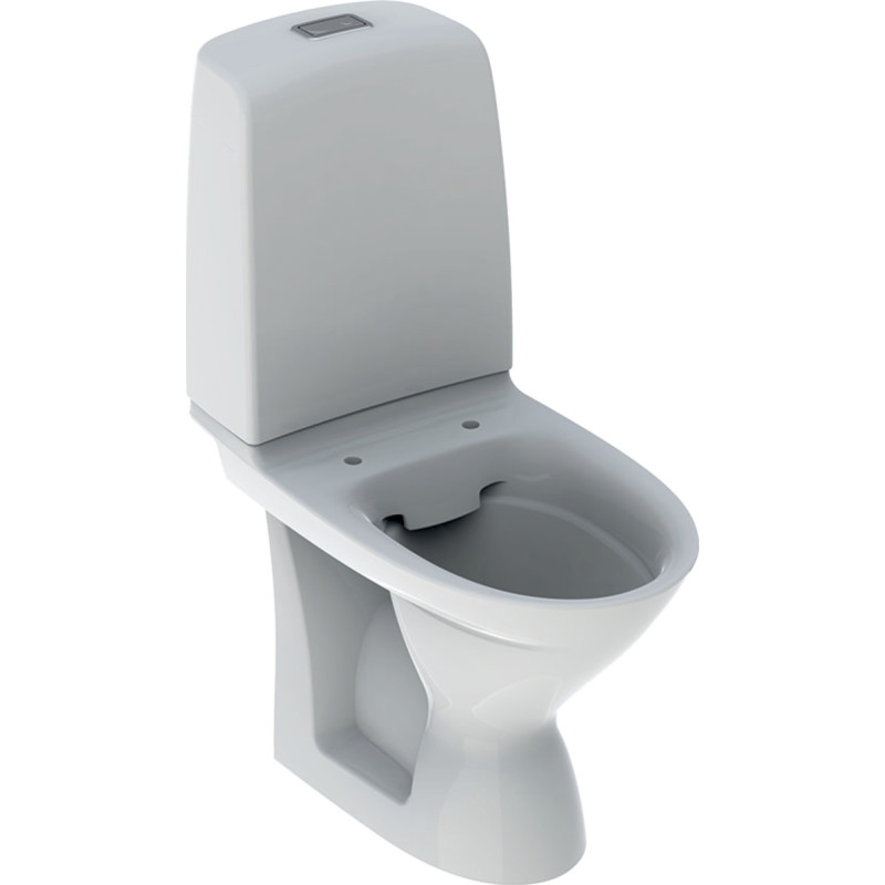 Ifö Spira toilet 6262 P-lås. Rimfree, til limning uden skruehuller