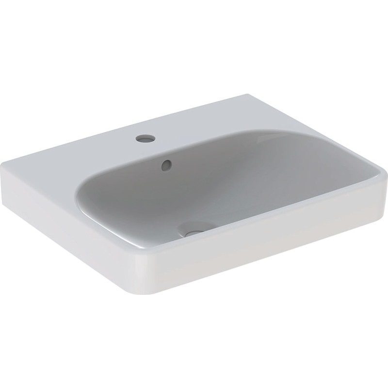 Geberit SMYLE håndvask 550x165x440mm til møbel/bolt hvid