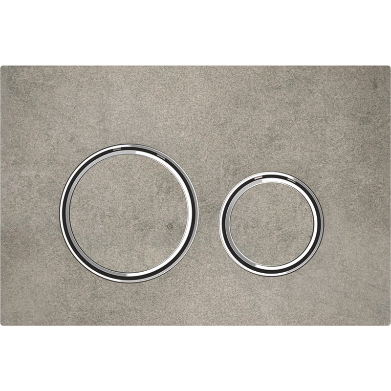 Geberit sigma21 betjeningsplade 246 x 164 x 14 mm beton/krom