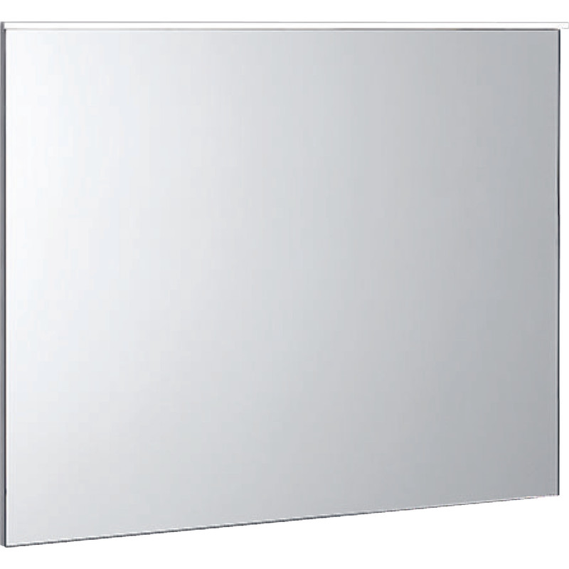 Geberit Xeno² spegel med belysning, dimbar, touch, 90x71 cm, borstad aluminium