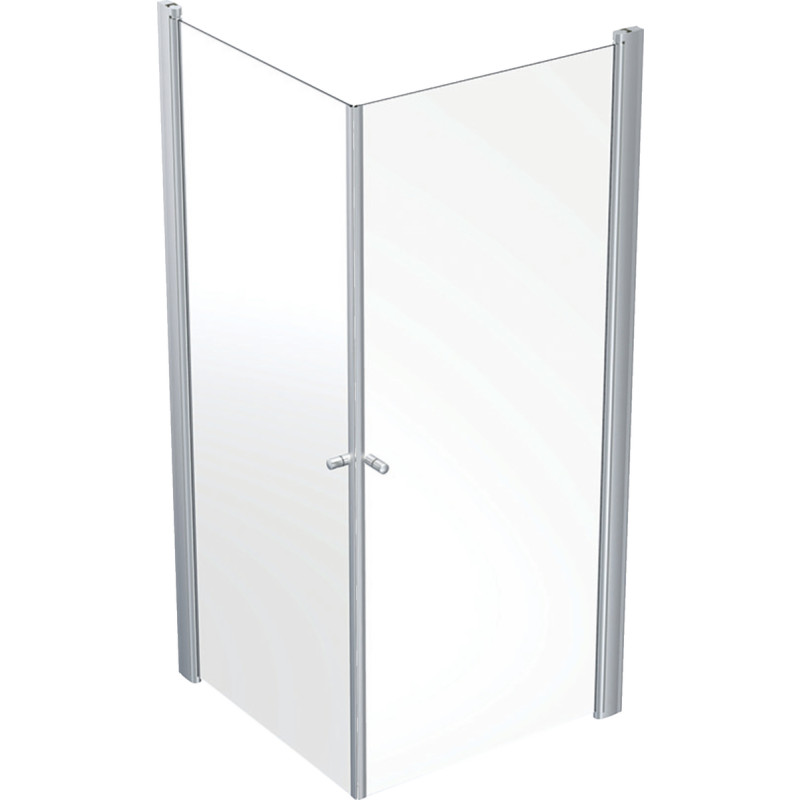 Contura Shower Space duschv&auml;gg, 89x89 cm, klart glas, aluminiumprofil