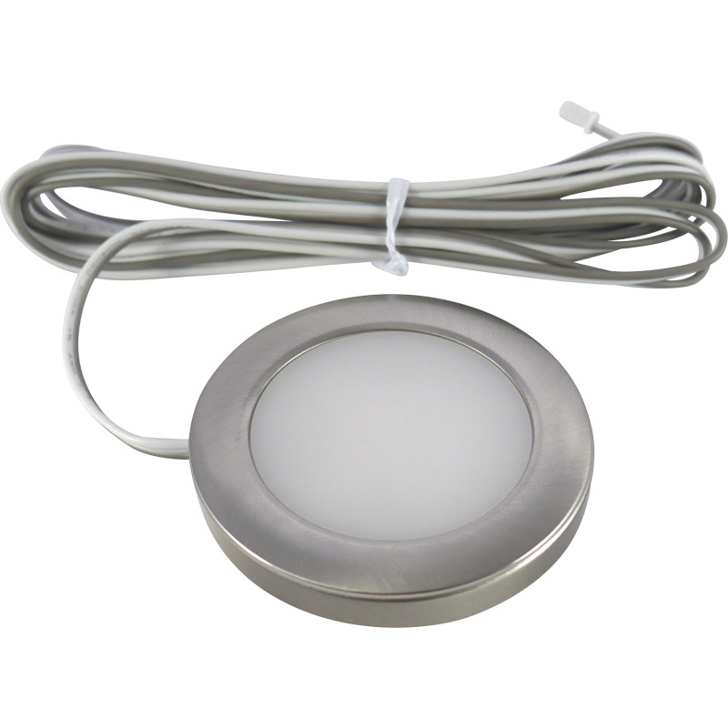 Nordtronic Linea møbelspot, 3000K, børstet aluminium Nordtronic Linea møbelspot, 3000K, børstet aluminium