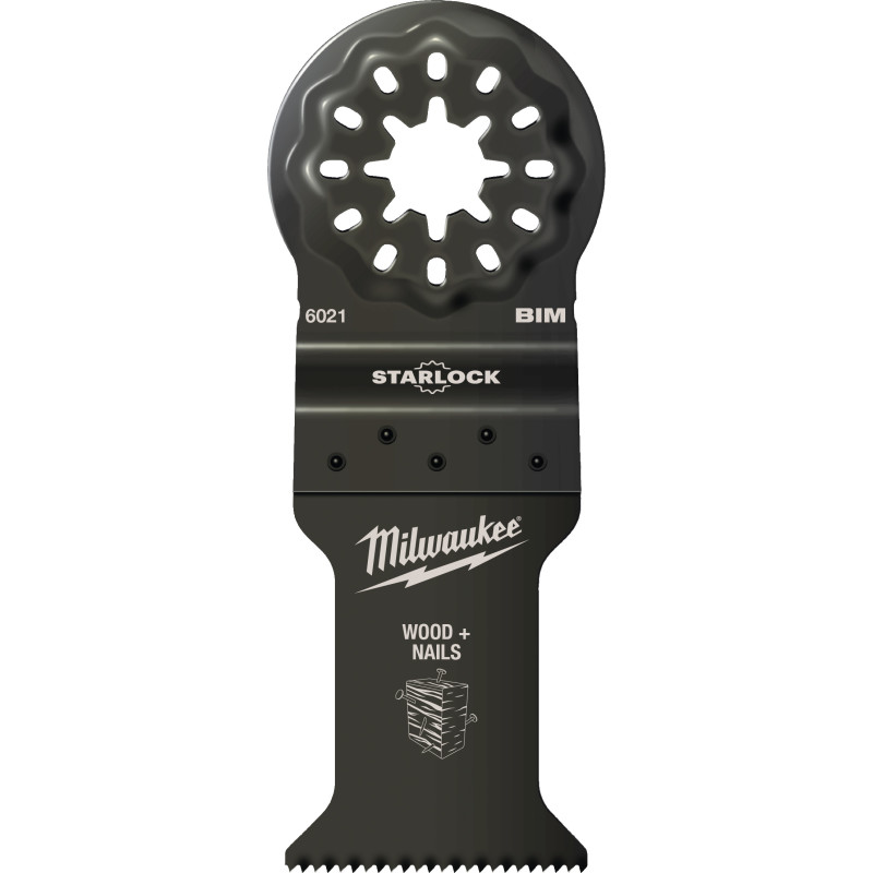 Milwaukee Starlock bimetalklinge til træ/søm, 35 mm, 10 stk