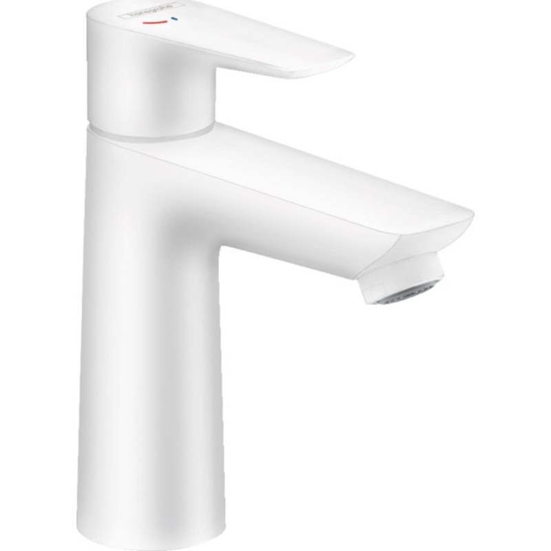 Hansgrohe Talis E 110 håndvaskarmatur, mat hvid