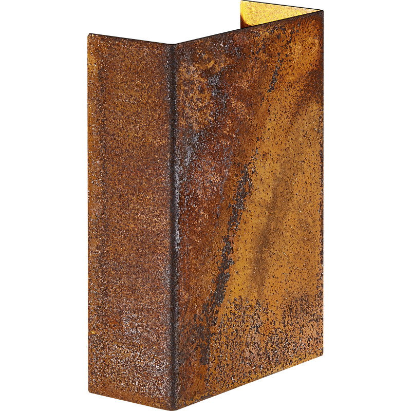Fold 10 udendrs vglampe, LED, slim, corten - Nordlux