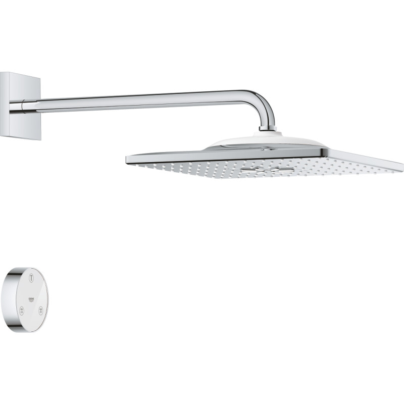 GROHE Rainshower Smartconnect hovedbruser 310x310/420mm med brusearm/fjernbetjening. Forkromet