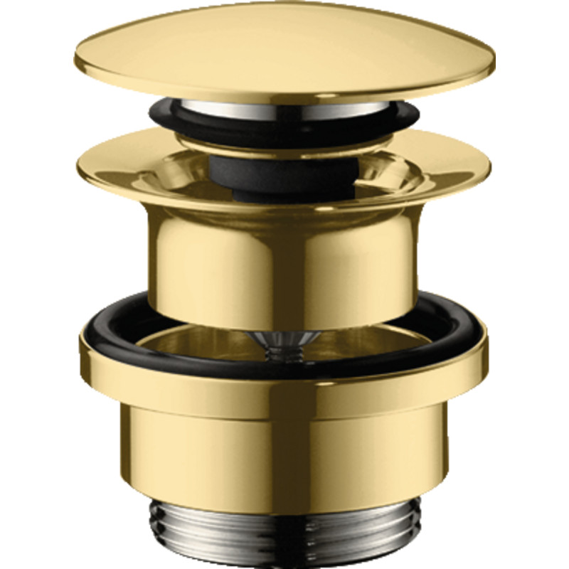 hansgrohe bundventil 1 1/4'' Push-open, poleret guld-optik